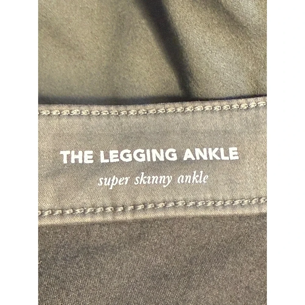 AG Adriano Goldschmied The Legging Ankle Super Skinny Green Jeans 4 27‎ NEW